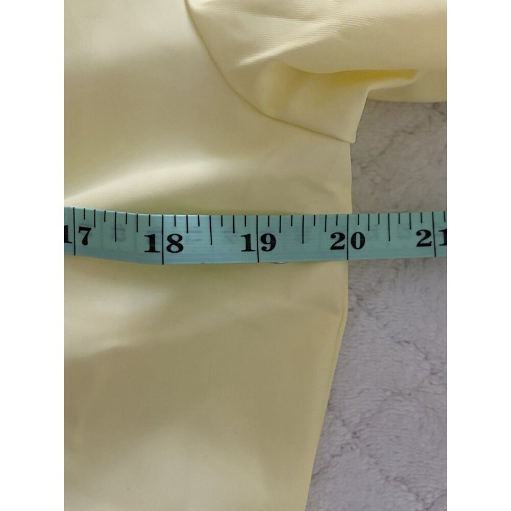 RAINS Curve Women’s Yellow Zip And Snap Closure Jacket Size Small NWT - Picture 8 of 13